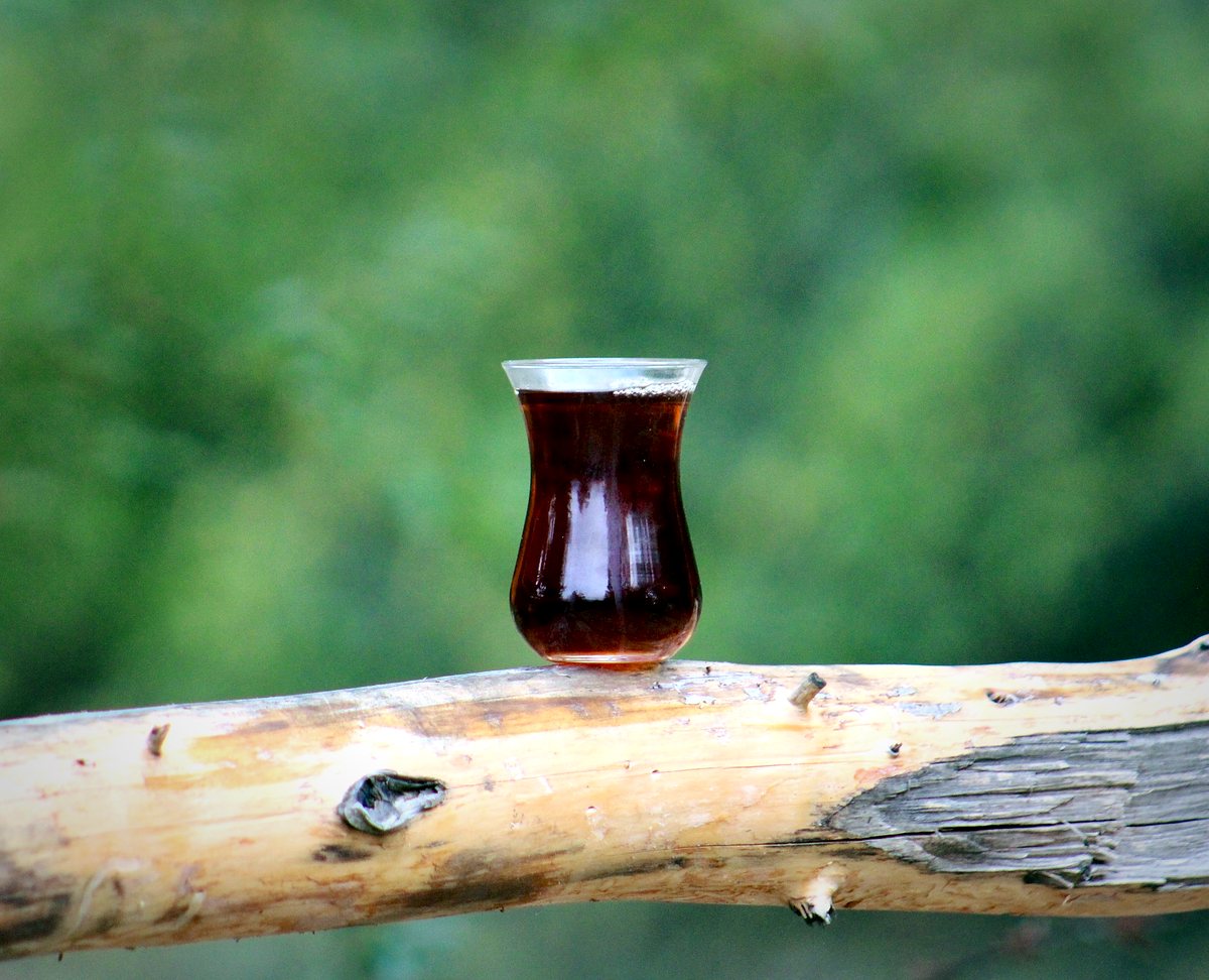 A glass of brewed Ceylon tea